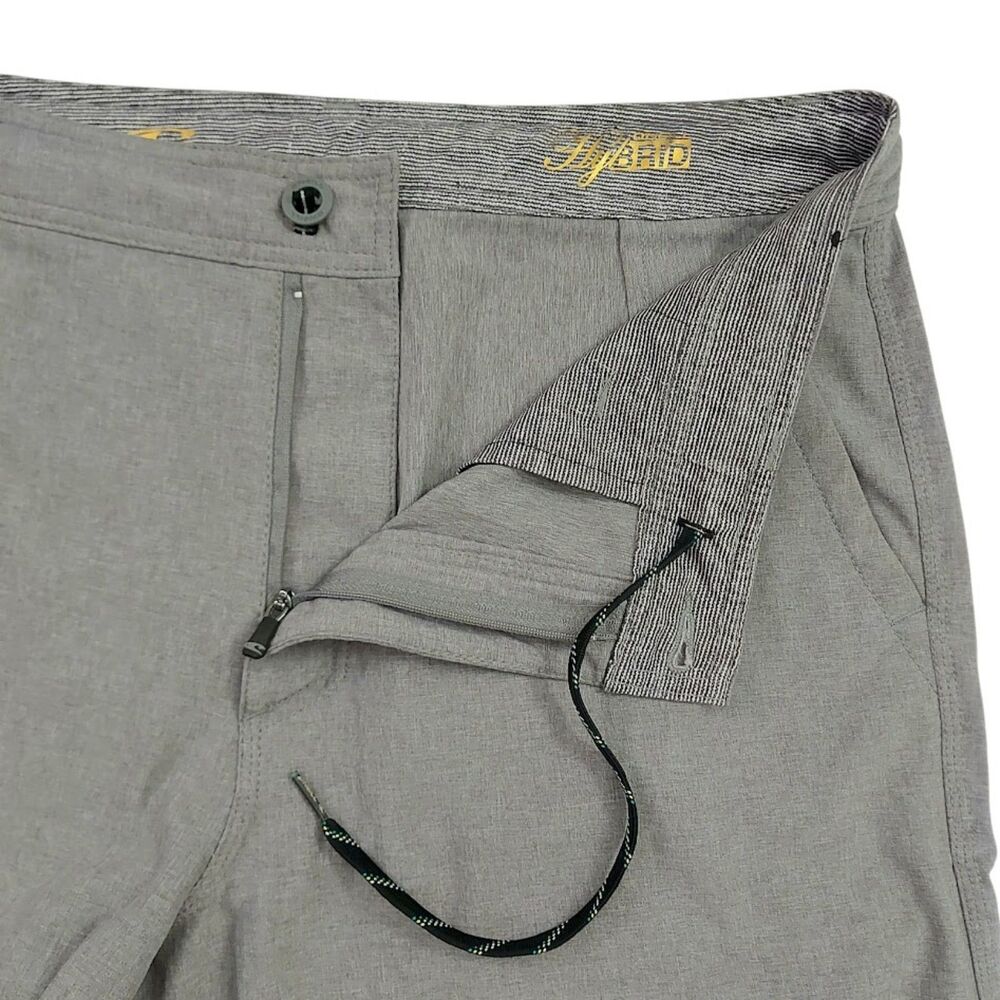 O'Neill Hybrid Shorts Mens 32 Gray Stretch Quick Dry Surf Casual Beach Travel - Picture 2 of 11